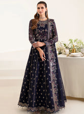 Reena By Alizeh Handcrafted Wedding Edit Chiffon 3 Piece Unstitched Suit ALZ24R AF-HM-4013 SPLENDOR